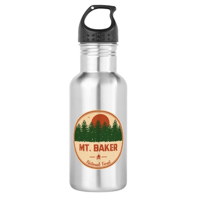 Mt. Baker National Forest 532 Ml Water Bottle (Front)