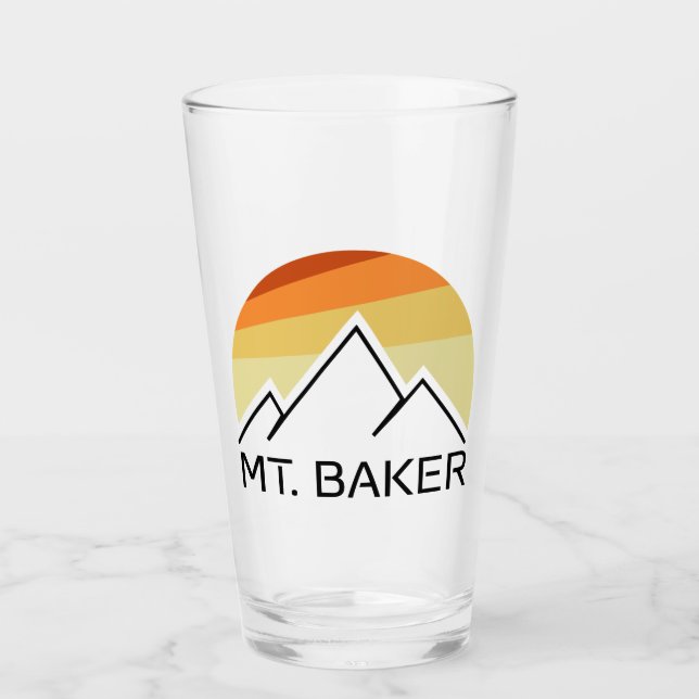 Mt. Baker Retro Glass (Front)