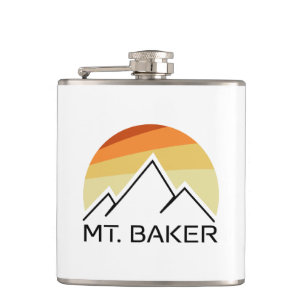 Mt. Baker Retro Hip Flask