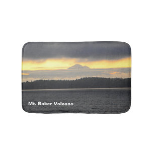 Mt. Baker Volcano Bath Mat