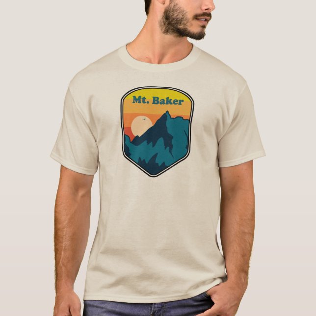 Mt. Baker Washington Sunrise T-Shirt (Front)