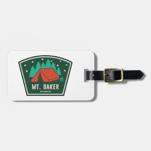 Mt. Baker Wilderness Washington Camping Luggage Tag