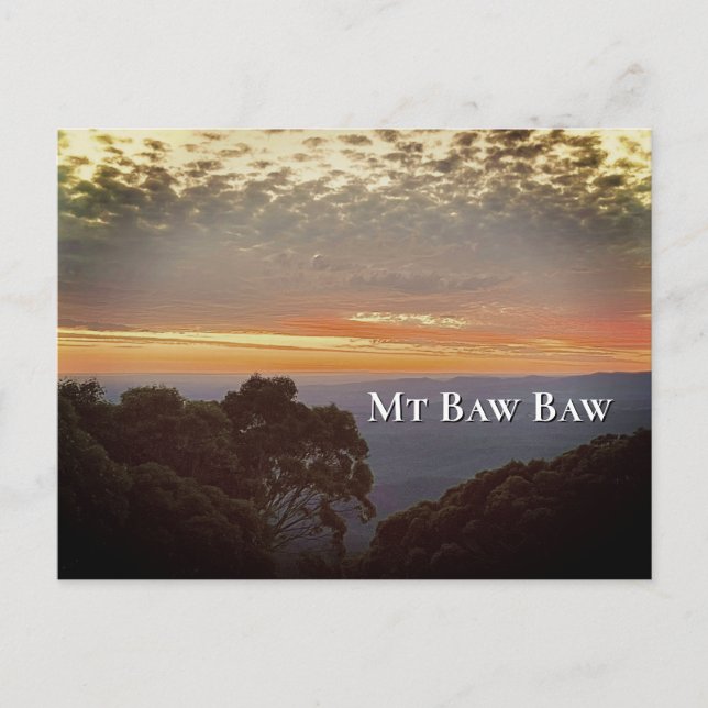 Mt Baw Baw Alpine Resort Postcard (Front)