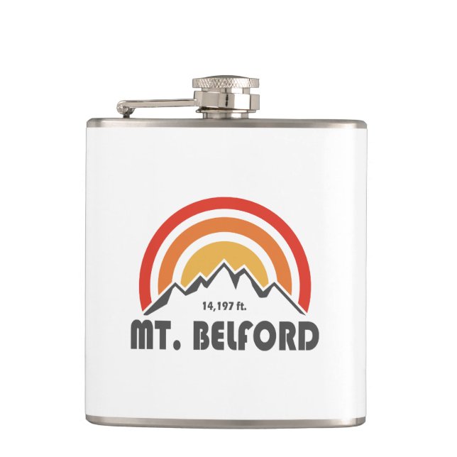 Mt. Belford Hip Flask (Front)