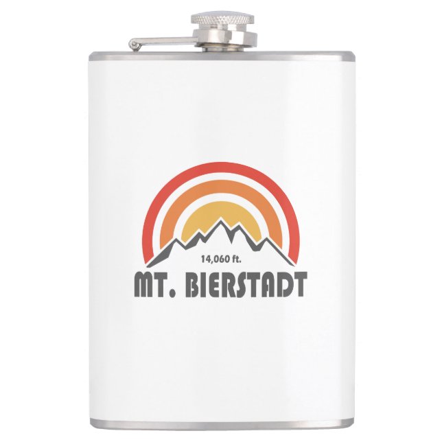 Mt. Bierstadt Hip Flask (Front)