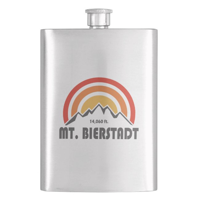 Mt. Bierstadt Hip Flask (Front)