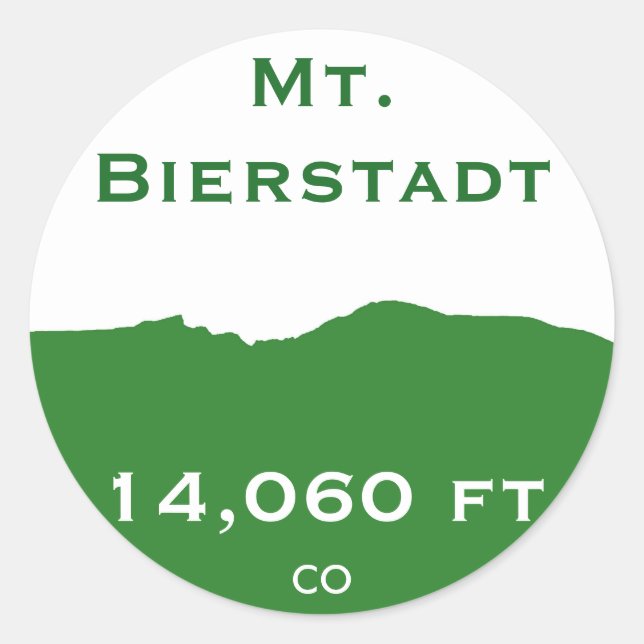 Mt. Bierstadt Sticker (Front)