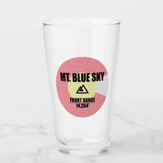 Mt. Blue Sky Colorado Glass (Front)