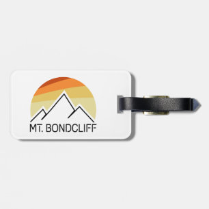 Mt. Bondcliff New Hampshire Retro Luggage Tag