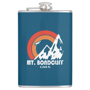 Mt. Bondcliff New Hampshire Sun Eagle Hip Flask