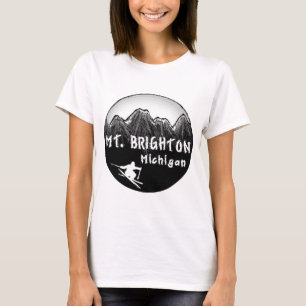 Mt. Brighton Michigan skier T-Shirt