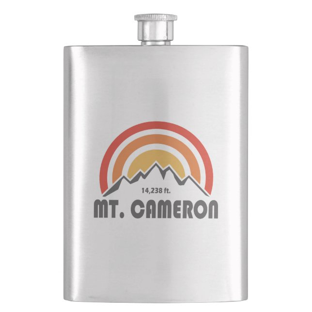 Mt. Cameron Hip Flask (Front)