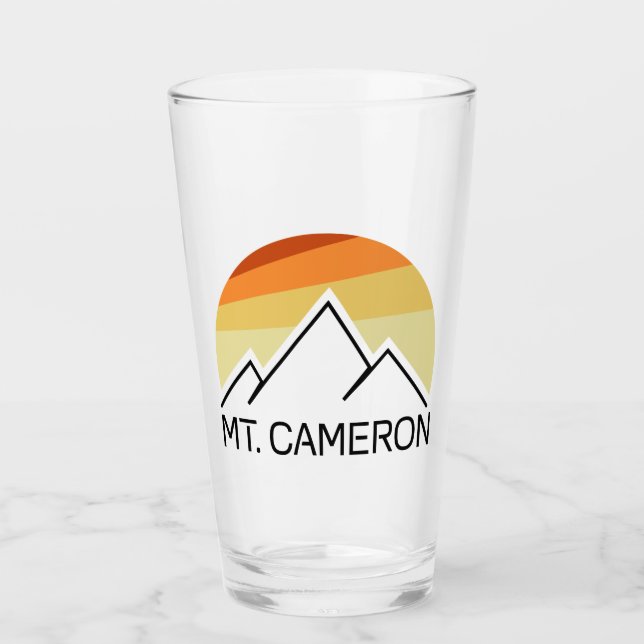 Mt. Cameron Retro Glass (Front)