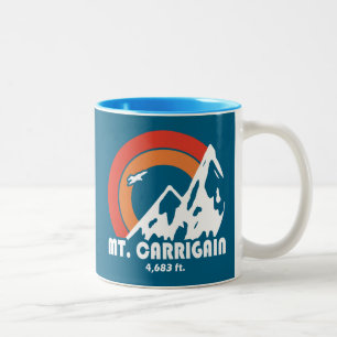 Mt. Carrigain New Hampshire Sun Eagle Two-Tone Coffee Mug