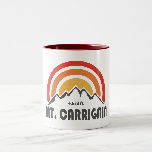 Mt. Carrigain New Hampshire Two-Tone Coffee Mug (Center)