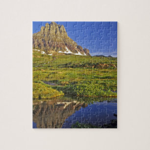 Mt Clements reflects into small pool at Logan Jigsaw Puzzle