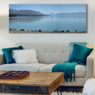 Mt Cook in Winter from Lake Pukaki Canvas Print