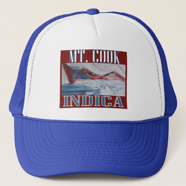 MT COOK INDICA TRUCKER HAT (Front)