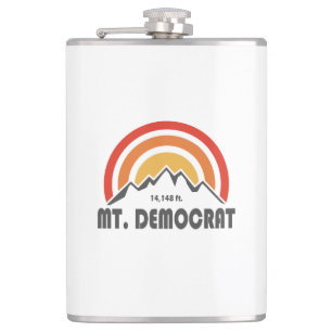 Mt. Democrat Hip Flask