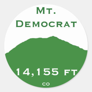 Mt. Democrat Sticker