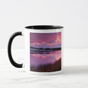 Mt. Denali at sunset from Reflection Pond Mug