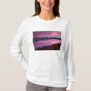 Mt. Denali at sunset from Reflection Pond T-Shirt