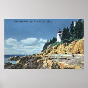 Mt. Desert Island, Bass Harbour Head Lighthouse Poster