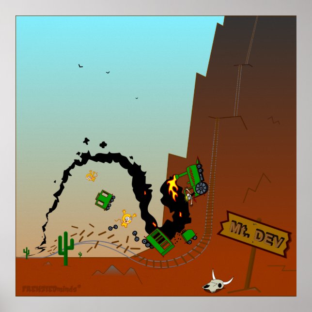 Mt. DEV and The <n00b> Express! Poster (Front)