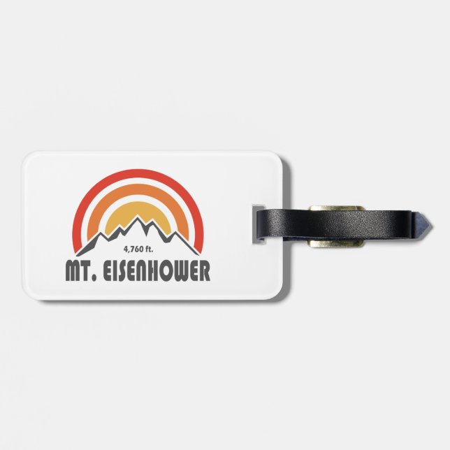 Mt. Eisenhower New Hampshire Luggage Tag (Back Horizontal)