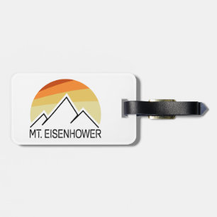 Mt. Eisenhower New Hampshire Retro Luggage Tag