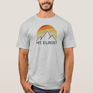 Mt. Elbert Colorado Retro T-Shirt