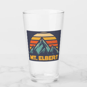 Mt. Elbert Colorado Retro Turquoise Glass
