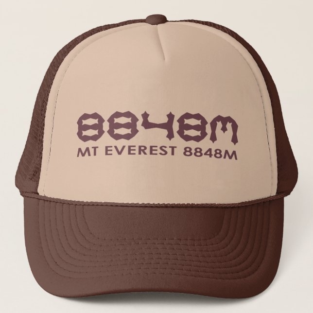 Mt Everest - 8848m Trucker Hat (Front)