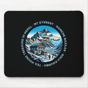 Mt Everest Namche Bazaar Tea House Trekking Nepal  Mouse Pad