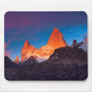 Mt Fitz Roy At Sunrise Mouse Pad