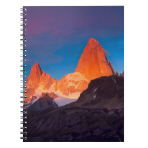 Mt Fitz Roy At Sunrise Spiral Notebook