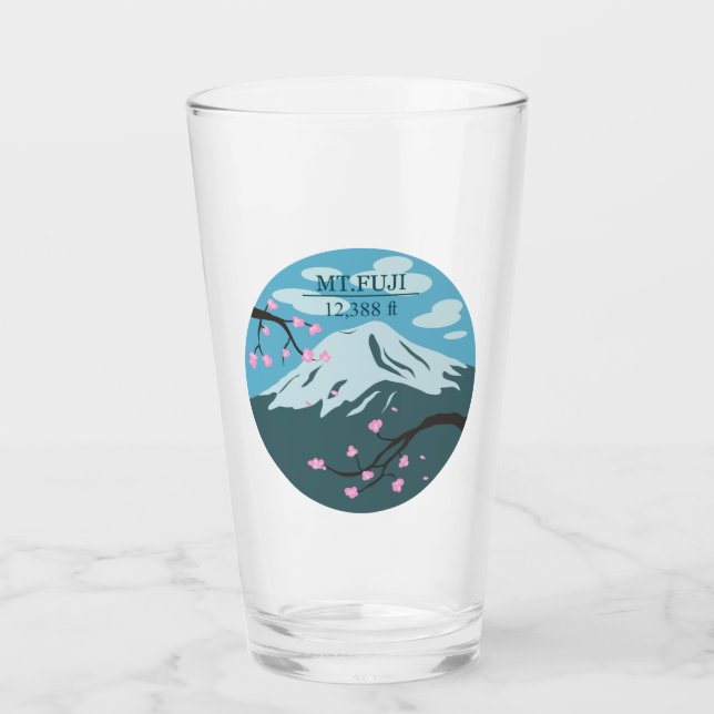 Mt. Fuji Altitude Glass (Front)