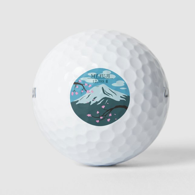 Mt. Fuji Altitude Golf Balls (Front)