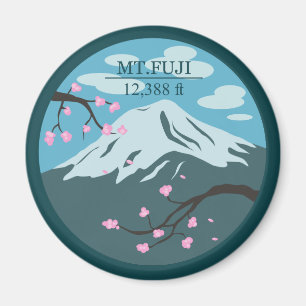 Mt. Fuji Altitude Magnet