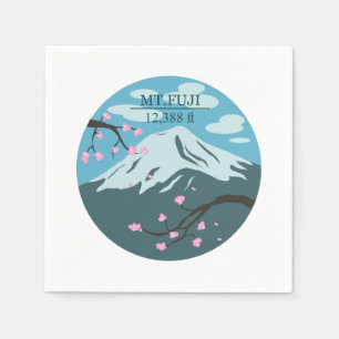 Mt. Fuji Altitude Napkin