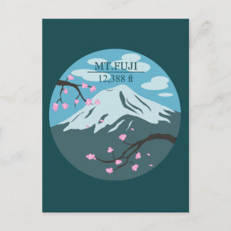 Mt. Fuji Altitude Postcard