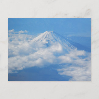 Mt. Fuji from Aeroplane, Photography Postcard
