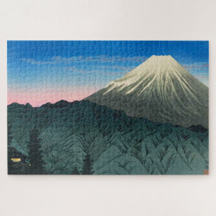 Mt Fuji from Hakone Shotei Takahashi 1932 Poster Jigsaw Puzzle