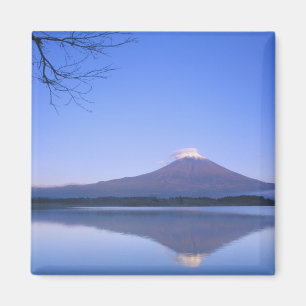 Mt. Fuji from Motosu Lake, Yamanashi, Japan Magnet