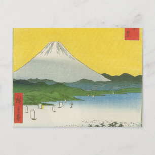 Mt. Fuji in Japan circa 1800's Postcard