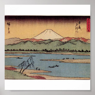 Mt. Fuji in Japan circa 1800s Poster