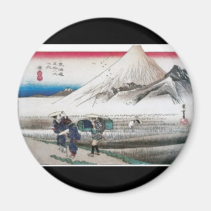 Mt. Fuji in the Morning, Japan circa 1831-1834 Magnet