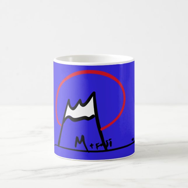 Mt.fuji japan coffee mug (Center)