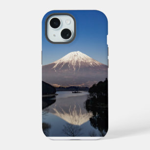 Mt Fuji Lake Reflection iPhone 15 Case