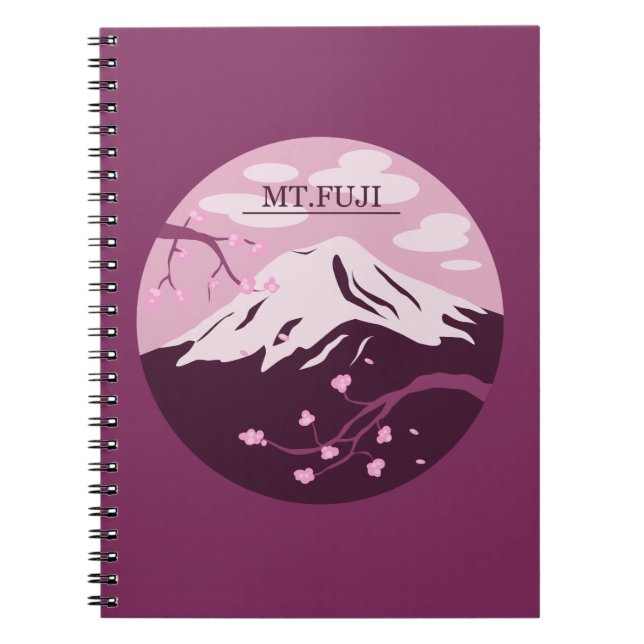 Mt. Fuji (Pink) Notebook (Front)